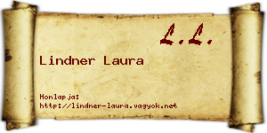 Lindner Laura névjegykártya